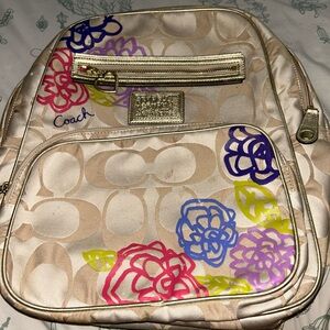 Coach poppy backpack
